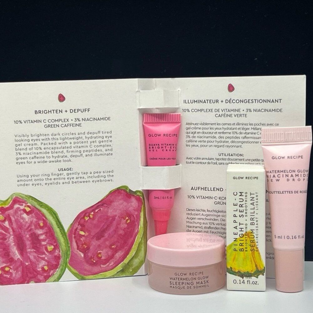 4 pc Glow Recipe Deluxe Travel Set